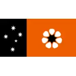 La bandiera del Northern Territory grafica vettoriale